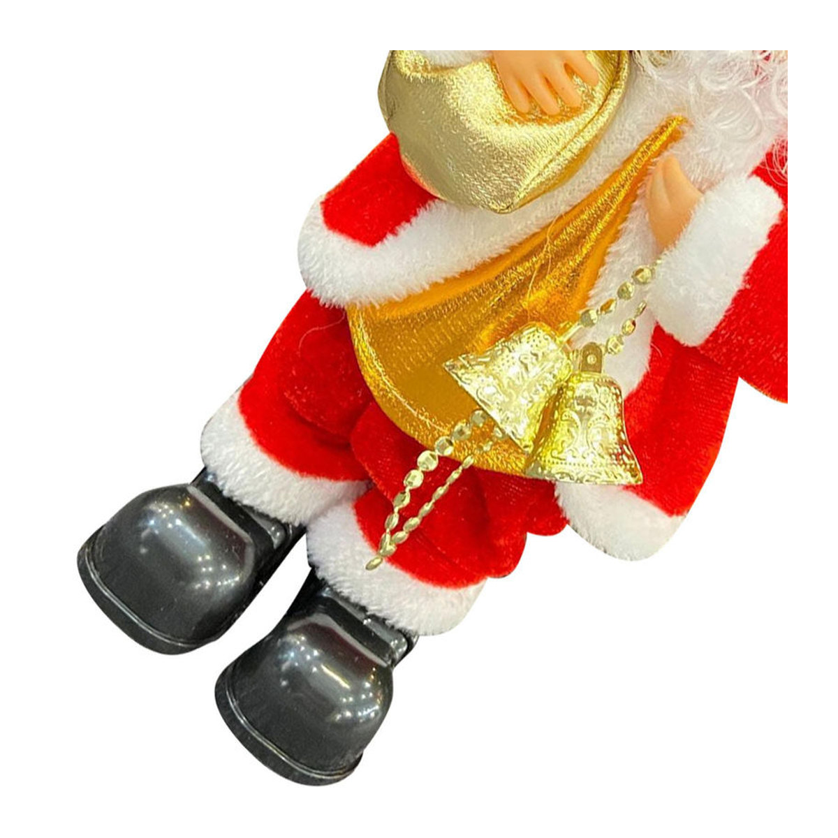 OutsideWorld Singender und tanzender Weihnachtsmann als elektrische Musikfigur in Rot zur Weihnachtsdekoration - Bild 2