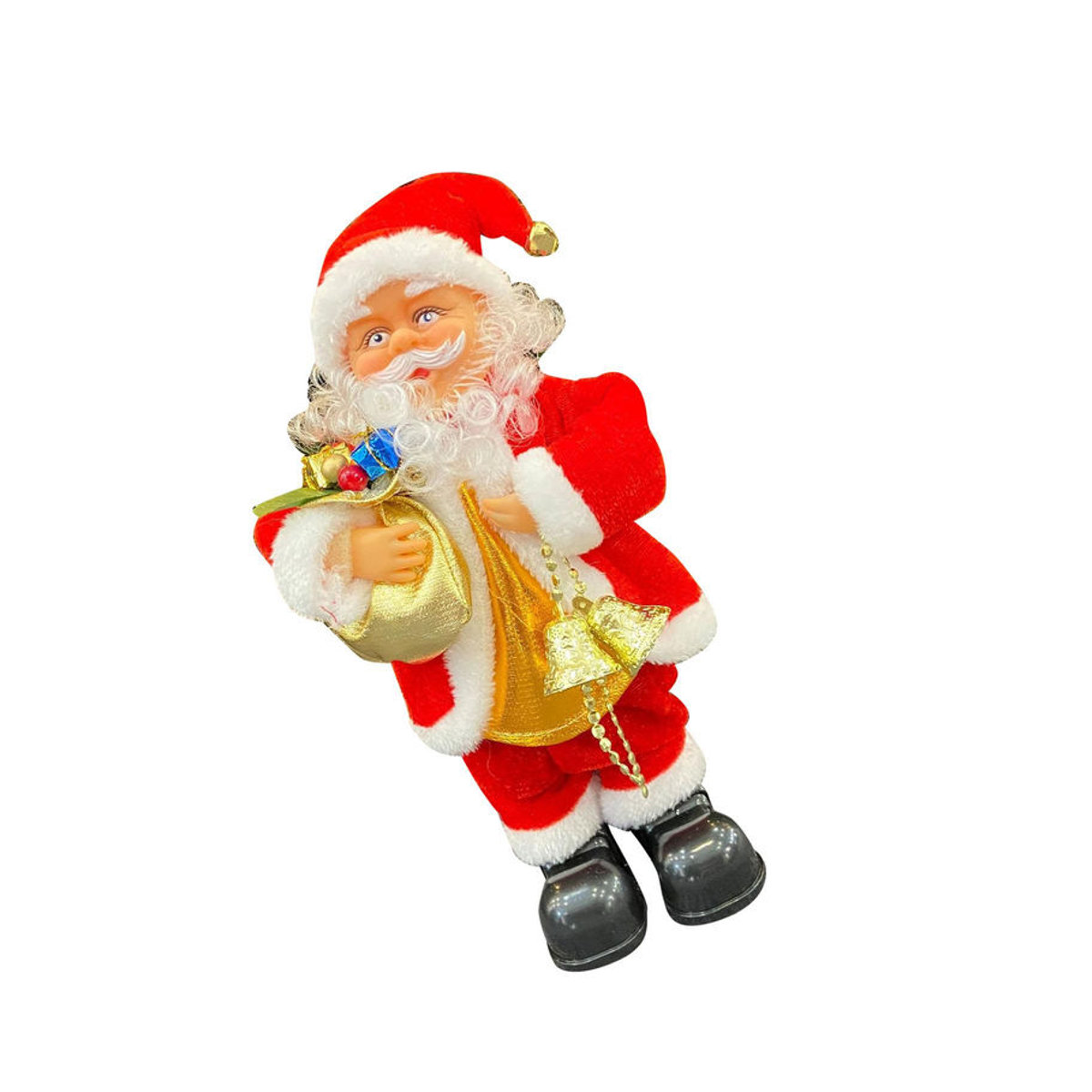 OutsideWorld Singender und tanzender Weihnachtsmann als elektrische Musikfigur in Rot zur Weihnachtsdekoration - Bild 3
