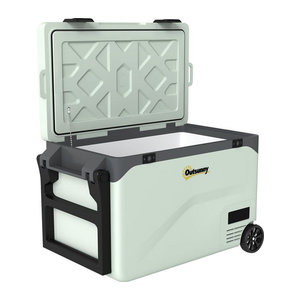 Outsunny Kompressor Kühlbox 42,5 L mit Bluetooth und LED in Grün
