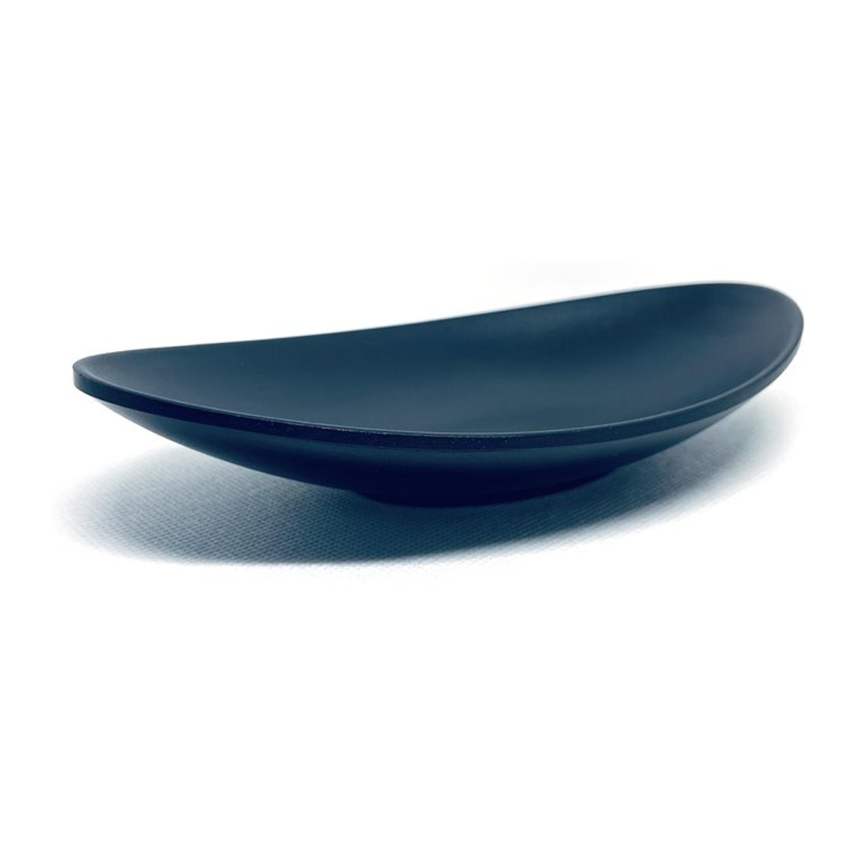 Ovales Ringtablett XYKK01 in Schwarz aus Kunststoff als dekorative Schmuckaufbewahrung und Schlüsselhalter - Bild 1