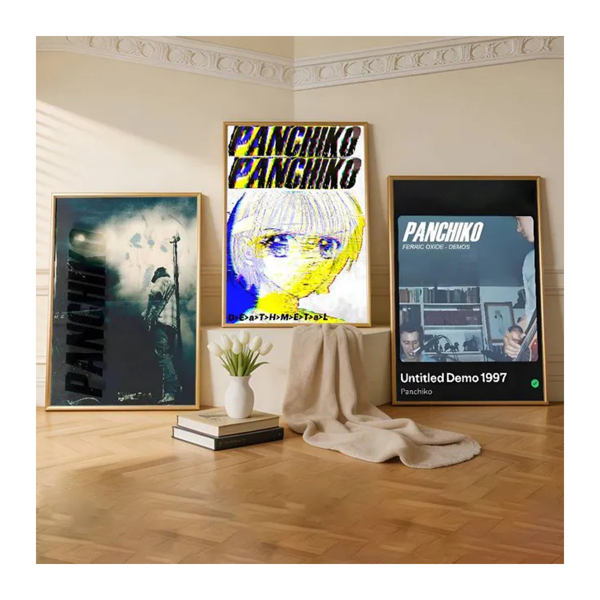 P-Panchiko Deathmetal Premium selbstklebendes Poster in Mehrfarbig, HD-Druck Wandaufkleber aus Papier, Rechteckig - Bild 1
