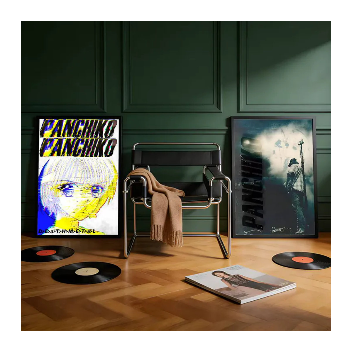 P-Panchiko Deathmetal Premium selbstklebendes Poster in Mehrfarbig, HD-Druck Wandaufkleber aus Papier, Rechteckig - Bild 2