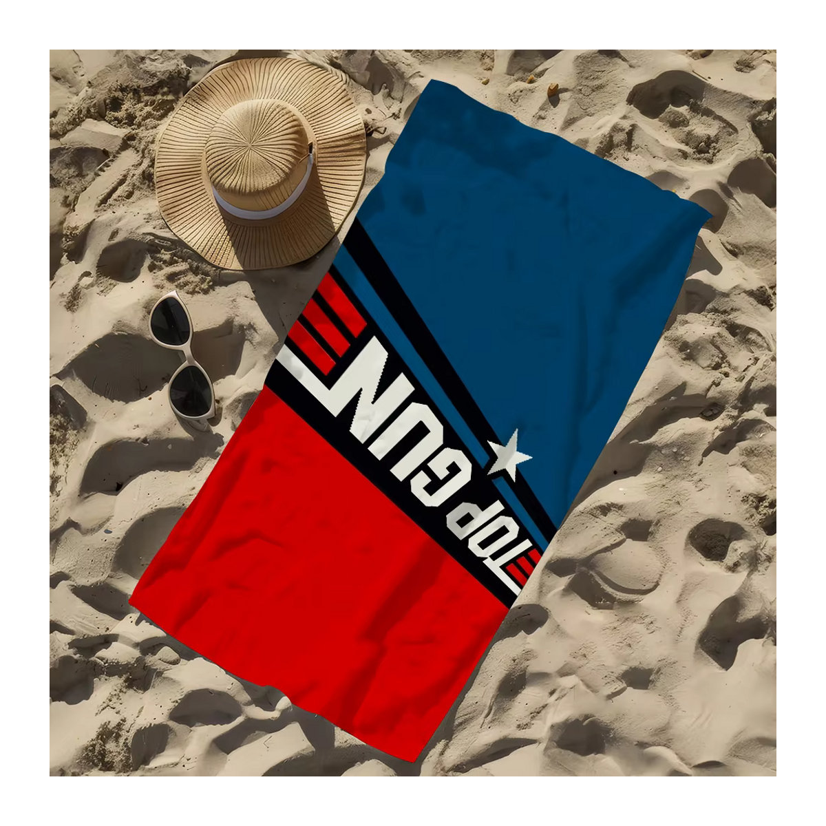 P-Pilots F-Fashion schnell trocknendes Strandtuch für Strand, Pool und Sport - Bild 4