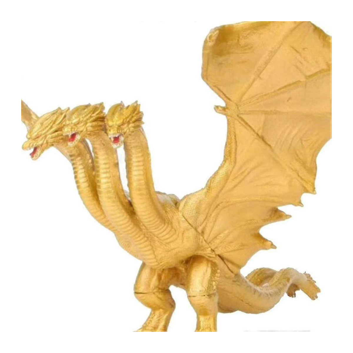 PACA BASE King Ghidorah Goldener Dreiköpfiger Drache PVC Actionfigur in Gold - Bild 3