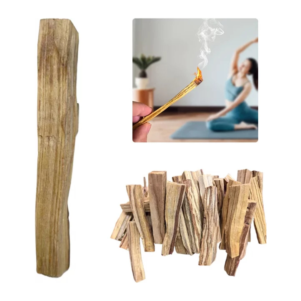 Palo Santo Sticks aus natürlichem Rohholz zur Reinigung und zum Stressabbau - Bild 1