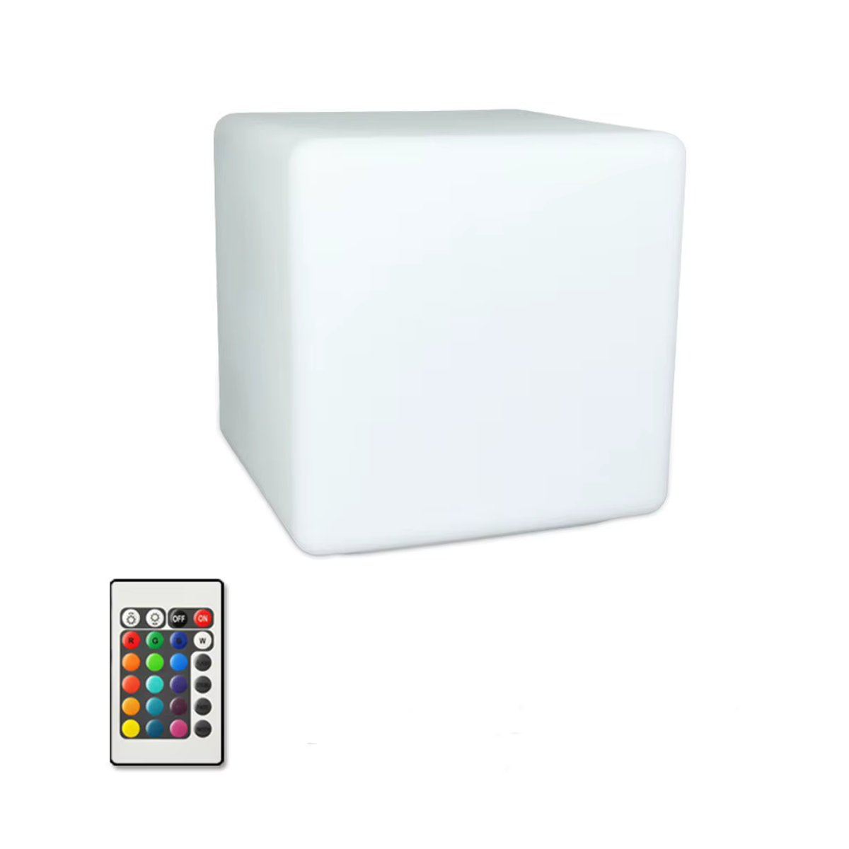 PAMNNY LED Leucht Cube Tischlampe mit 16 RGB Farben für Party und Wohnkultur, B/T/H: 25 x 20 x 10 cm - Bild 6