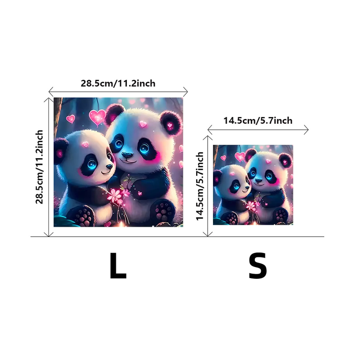 Panda Kreatives Holzpuzzle in unregelmäßiger Tierform als handgefertigtes Holzspielzeug und Dekoration - Bild 2