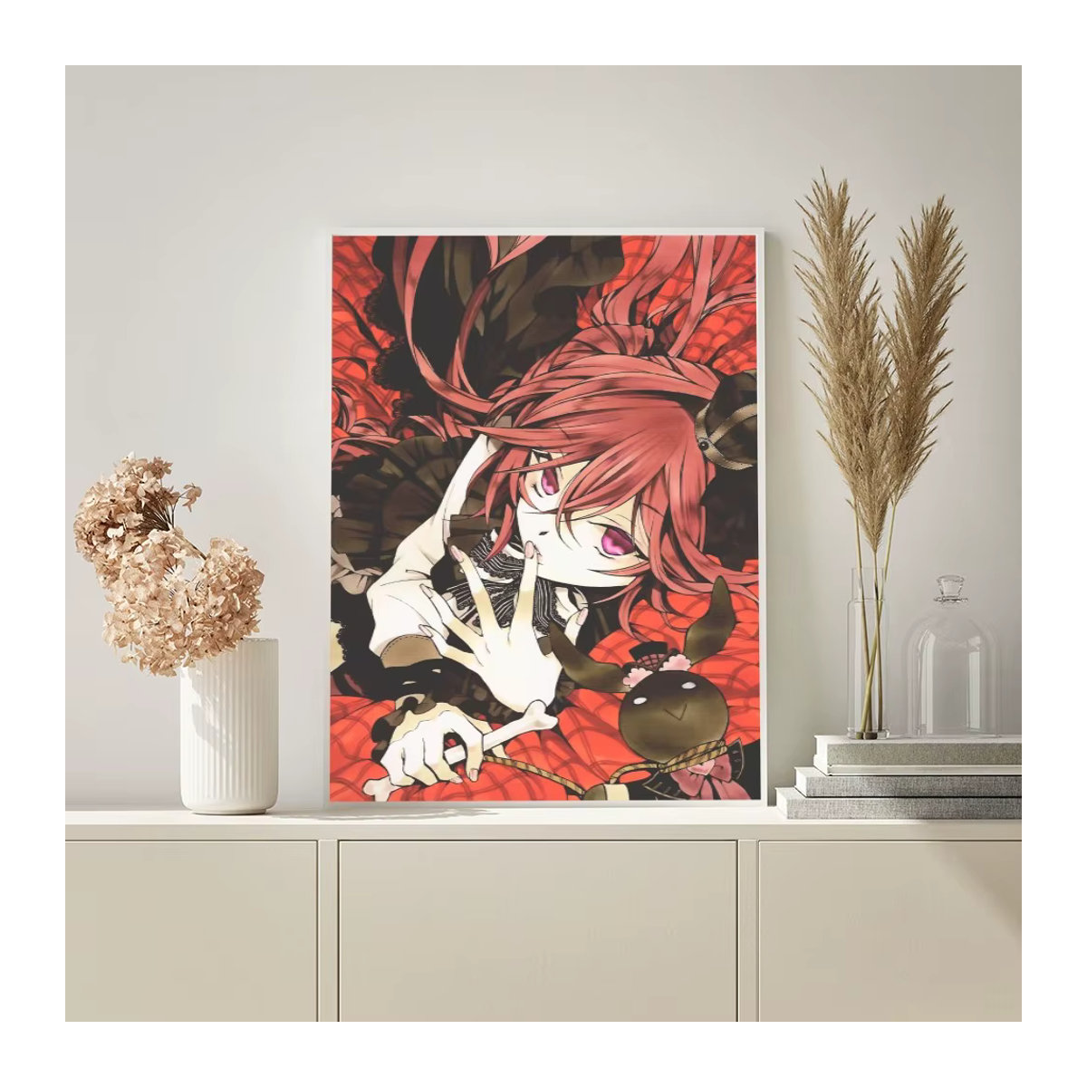 Pandora Herzen Karikatur Poster Wandkunst Mehrfarbig im Hochformat - Bild 3