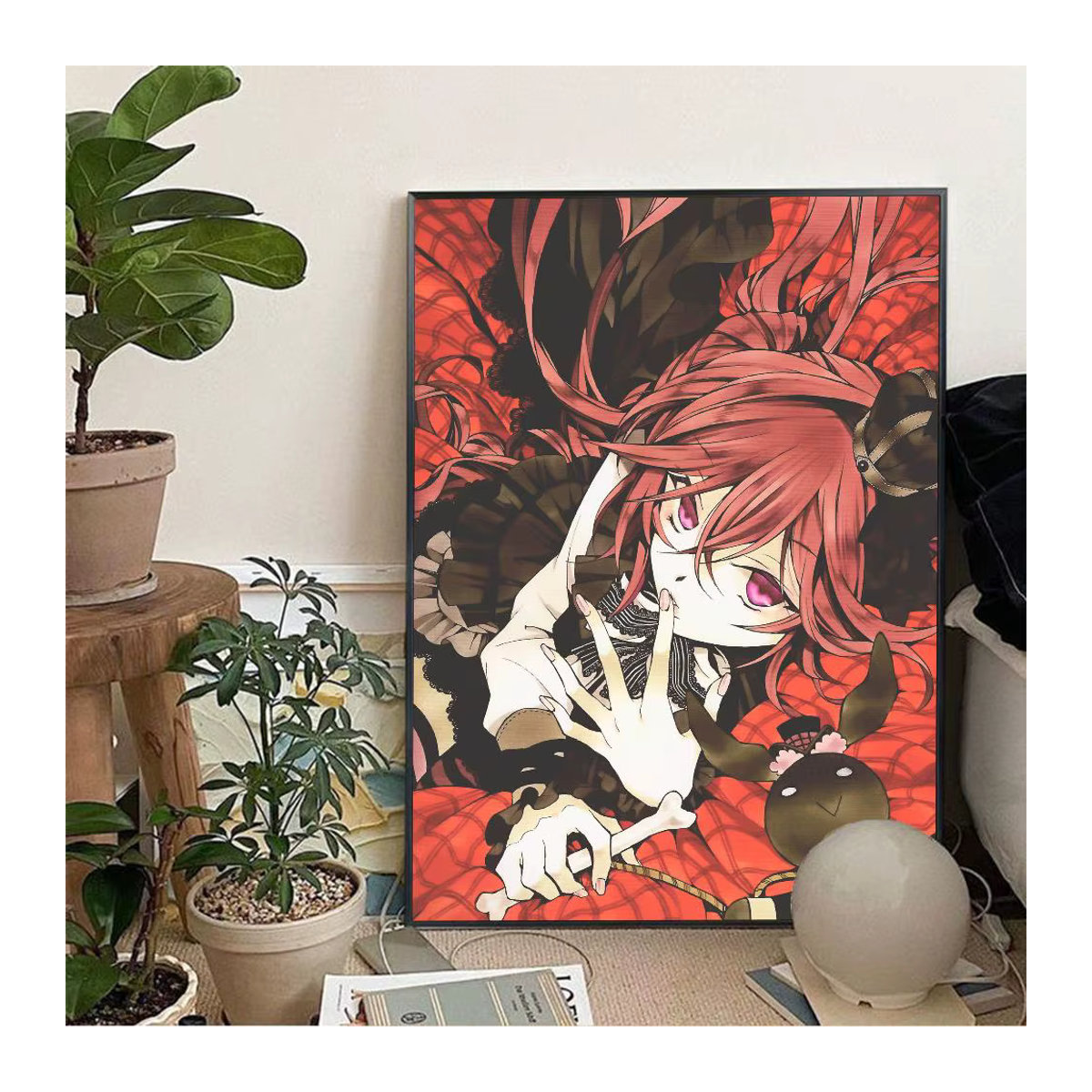 Pandora Herzen Karikatur Poster Wandkunst Mehrfarbig im Hochformat - Bild 4