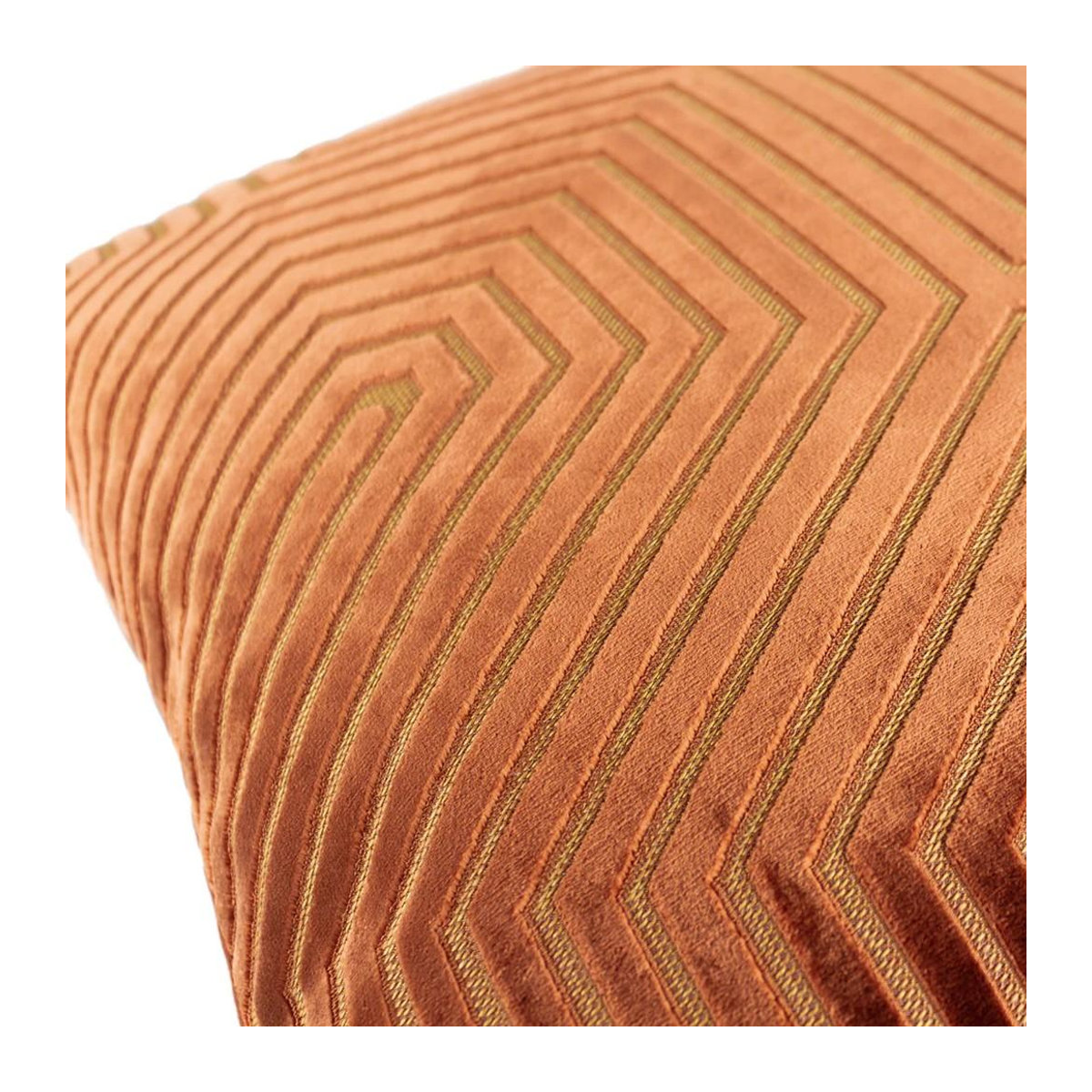 Paoletti Evoke Cut Kissenbezug in Smaragdgrün, Breite: 45 cm - Bild 1