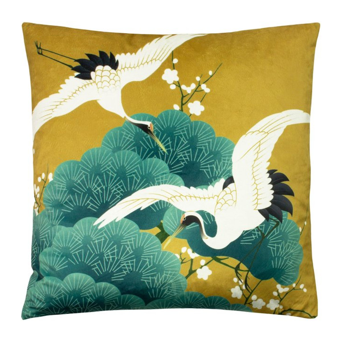 Paoletti Kensho Kissenbezug in Gold mit ästhetischem Design, Breite: 50 cm - Bild 1