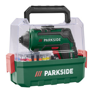 PARKSIDE Akku-Schrauber PAS 4 D7 mit 4 V Spannung aus Kunststoff und Stahl