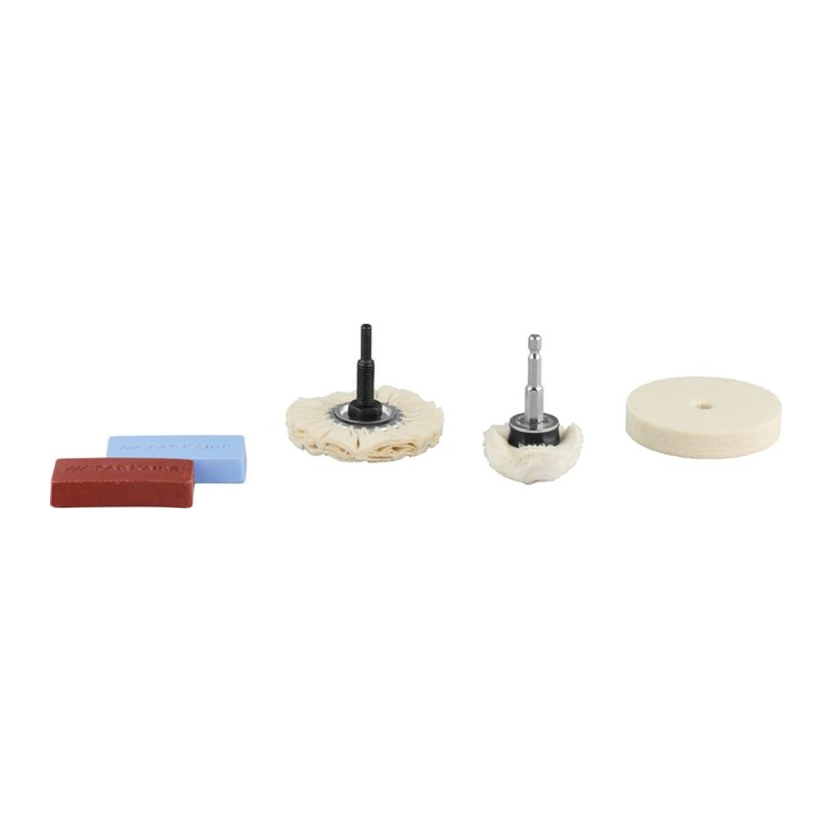 PARKSIDE Polier Set PPOS 8 A1 Bohrmaschinenzubehör mit Wollaufsätzen - Bild 1