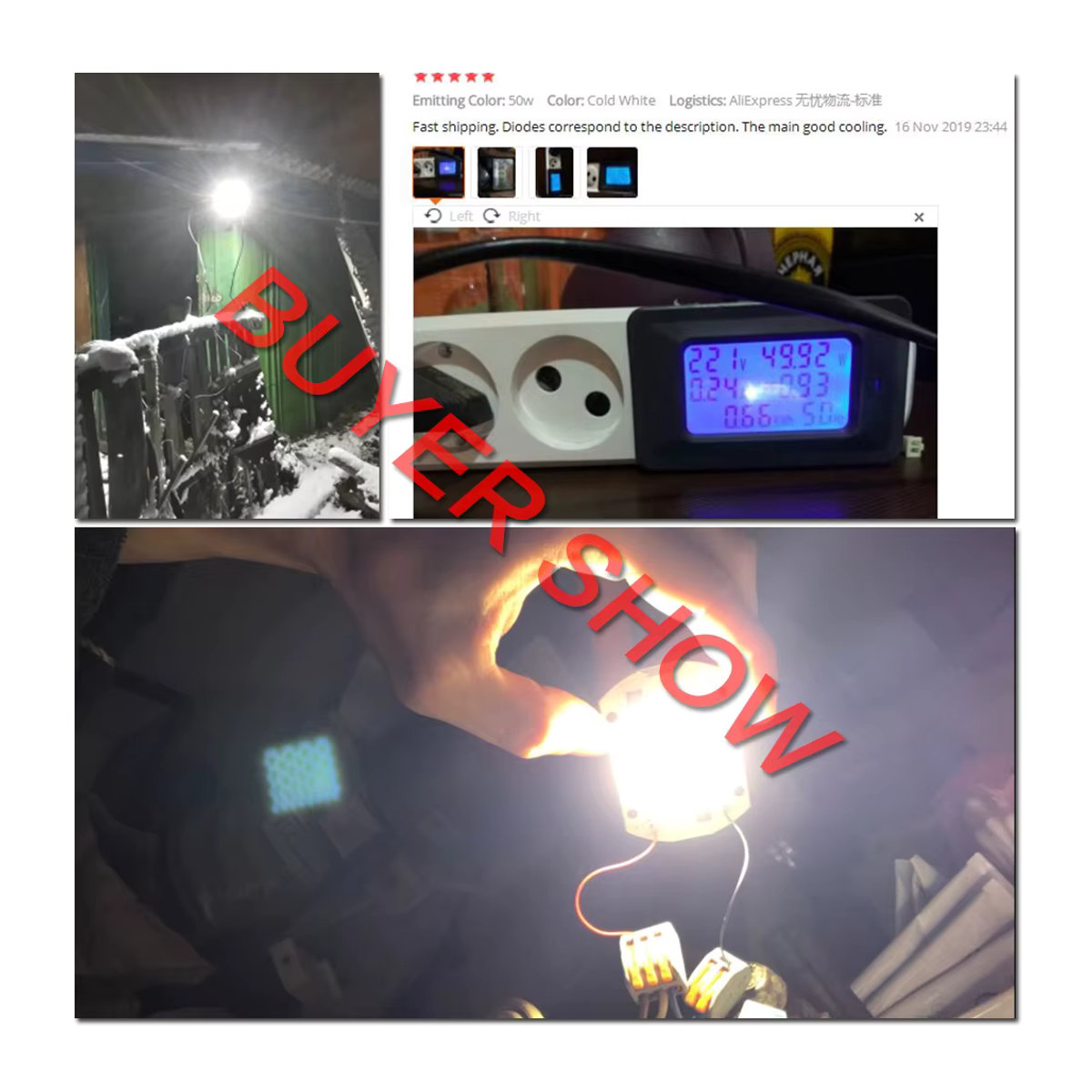 PARKSON COB LED Chip für DIY Flutlicht und Outdoor Scheinwerfer mit Smart IC ohne Treiber - Bild 2