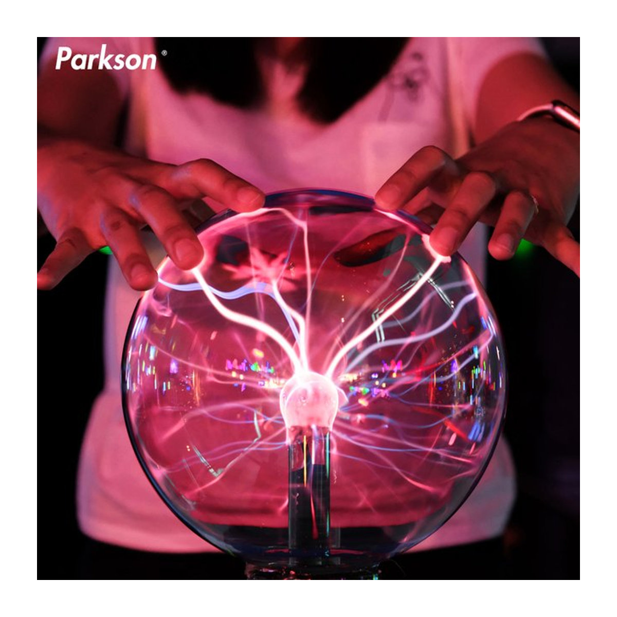 PARKSON Magische Kristall Plasma Ball Lampe LED Kugelleuchte in Bunt für modernes Schlafzimmer Dekor - Bild 1