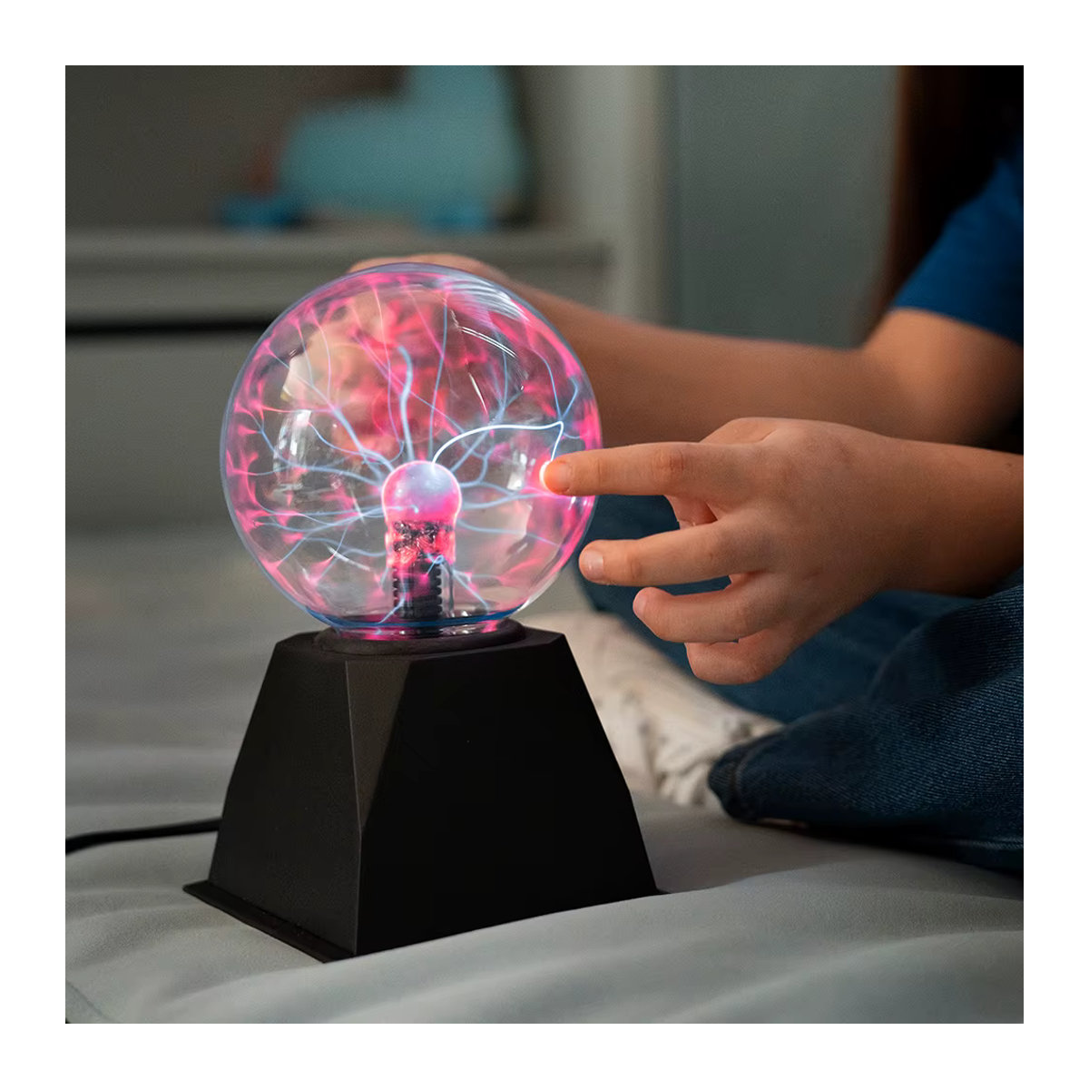 PARKSON Magische Kristall Plasma Ball Lampe LED Kugelleuchte in Bunt für modernes Schlafzimmer Dekor - Bild 5