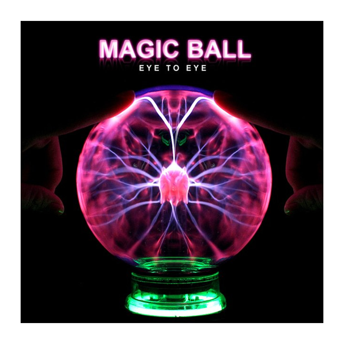 PARKSON Plasma Ball Tischlampe aus Glas in Bunt, Modernes Nachtlicht für Kinder und Party-Dekoration - Bild 1
