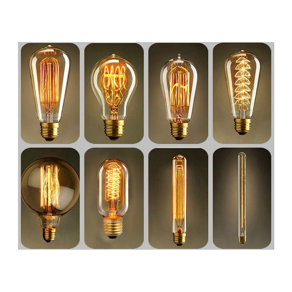 PARKSON Retro Edison Glühbirne E27 40W Dimmdbar Vintage Glühlampe - Bild 1