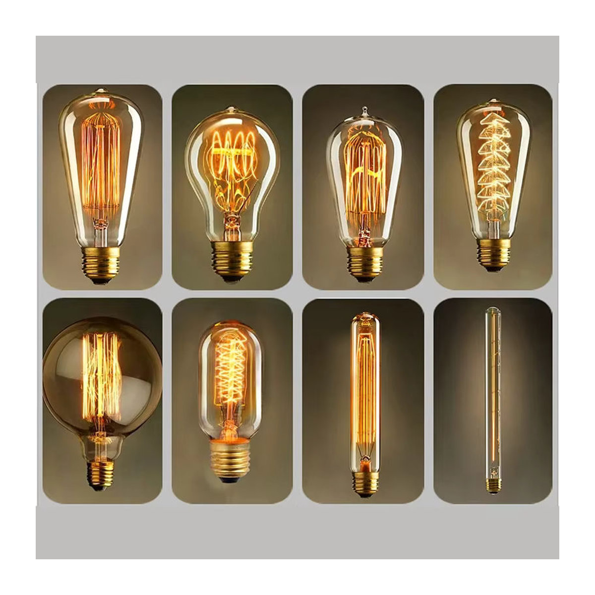 PARKSON Retro Edison Glühbirne E27 40W Dimmdbar Vintage Glühlampe - Bild 2