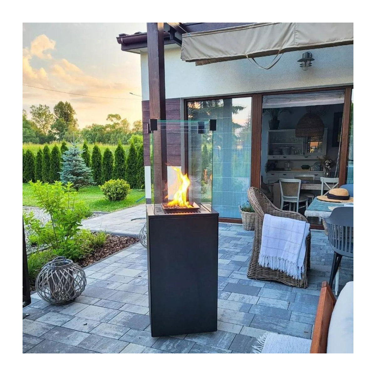 Patio Mini Steel Gasheizer von Kratki mit 8,2 kW Leistung - Bild 7