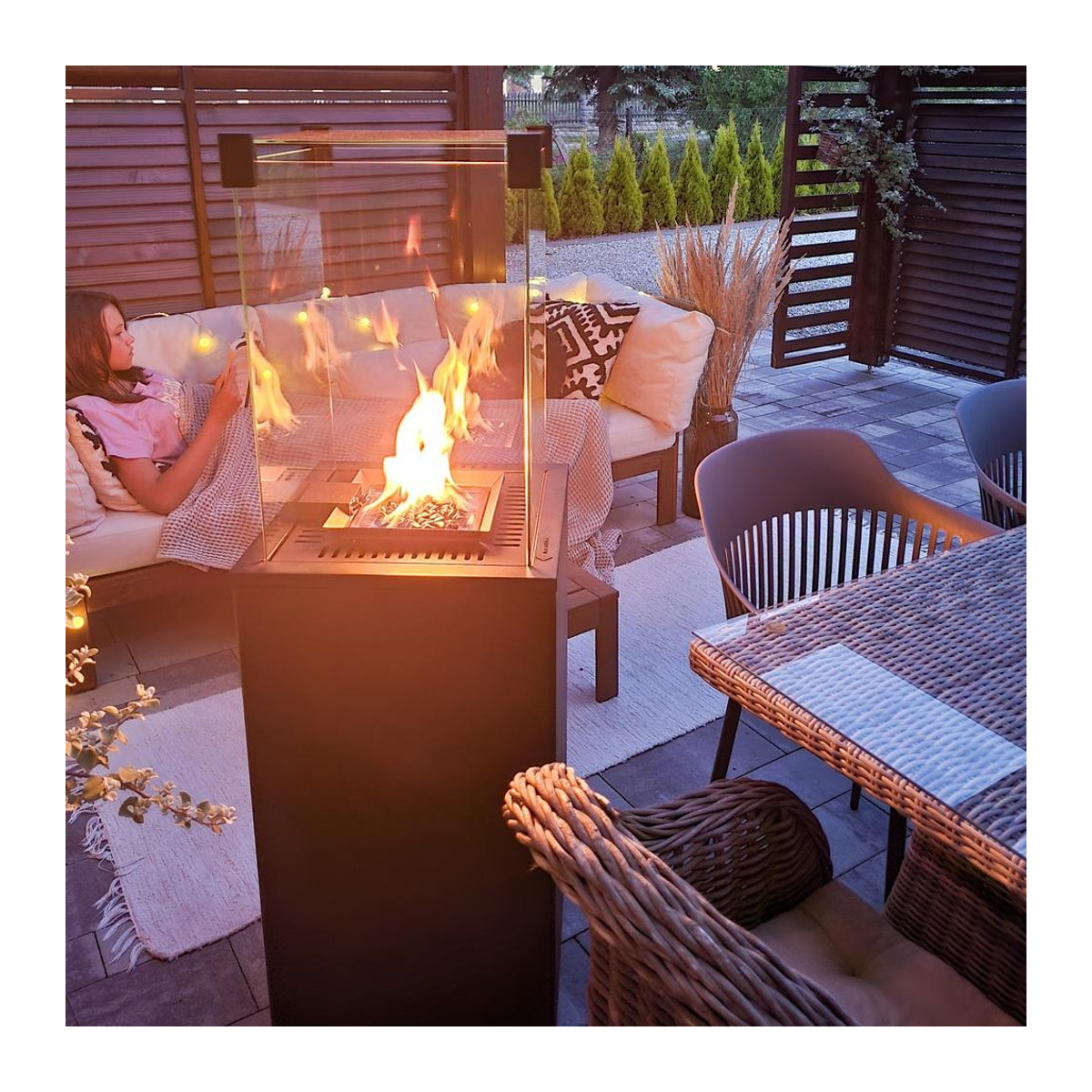 Patio Mini Steel Gasheizer von Kratki mit 8,2 kW Leistung - Bild 8