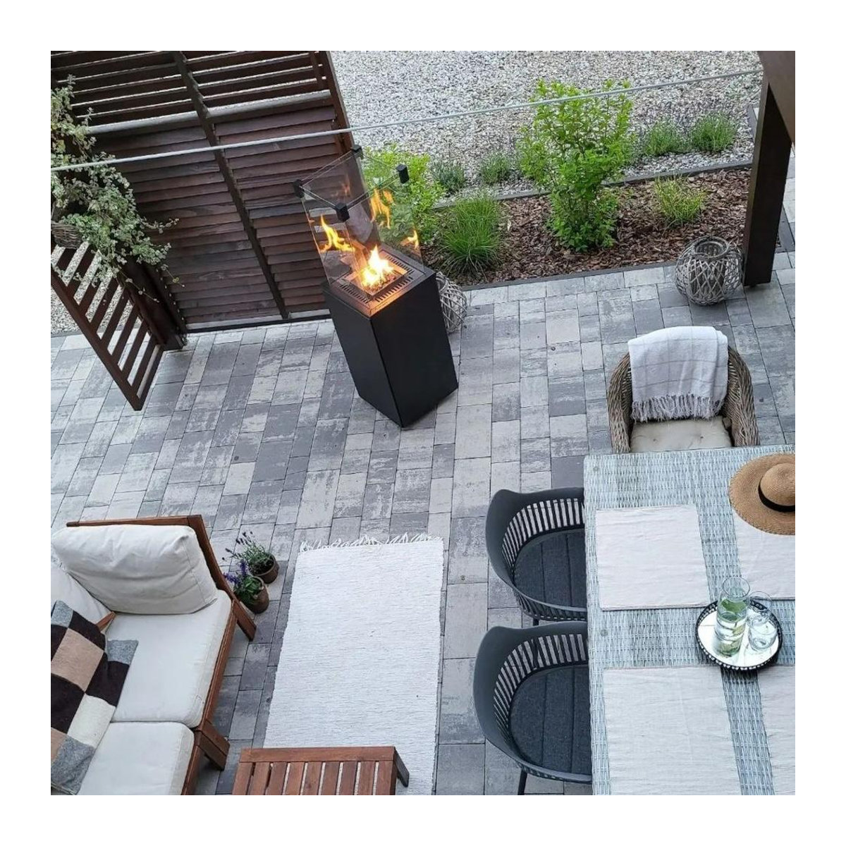 Patio Mini Steel Gasheizer von Kratki mit 8,2 kW Leistung - Bild 9