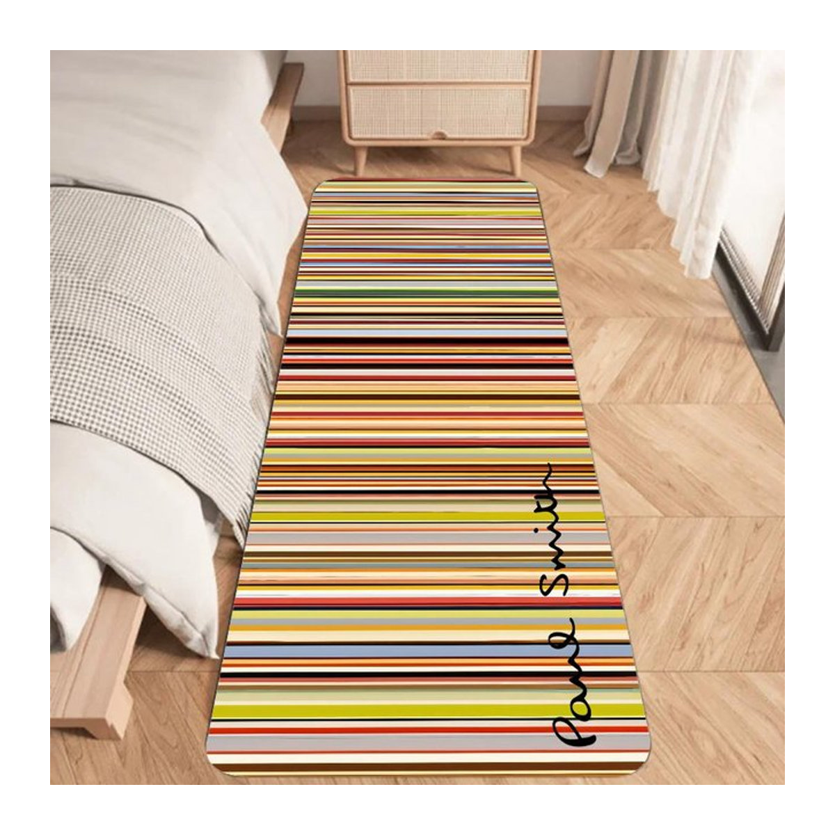 Paul Smith Fußmatte mit Grafikdruck aus Flanell in Multicolor, B/T: 80 x 50 cm - Bild 1