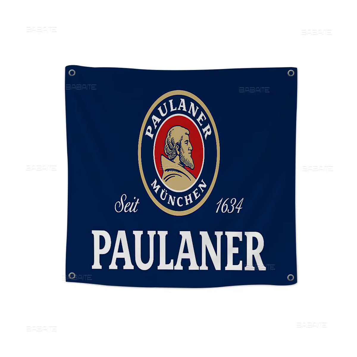 Paulaner Wimpelkette Blau mit Textildruck als Partydekoration für Geburtstage - Bild 7