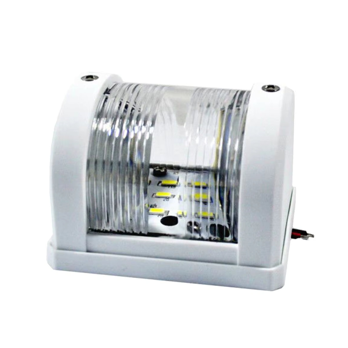 Perfeclan Weißes Hecklicht 12V LED Navigationslicht für Boot und Yacht wasserdicht - Bild 3