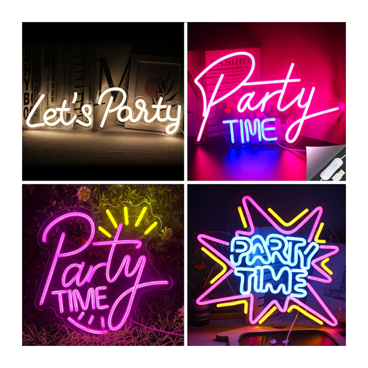 Personalisierbares in neonlife LED Neonlicht aus Acryl in Bunt für Party, Bar, Geburtstag oder Hochzeit - Bild 1