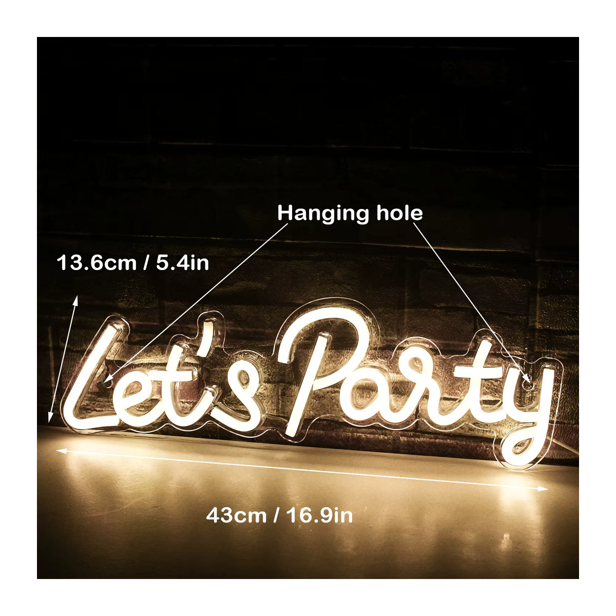 Personalisierbares in neonlife LED Neonlicht aus Acryl in Bunt für Party, Bar, Geburtstag oder Hochzeit - Bild 4