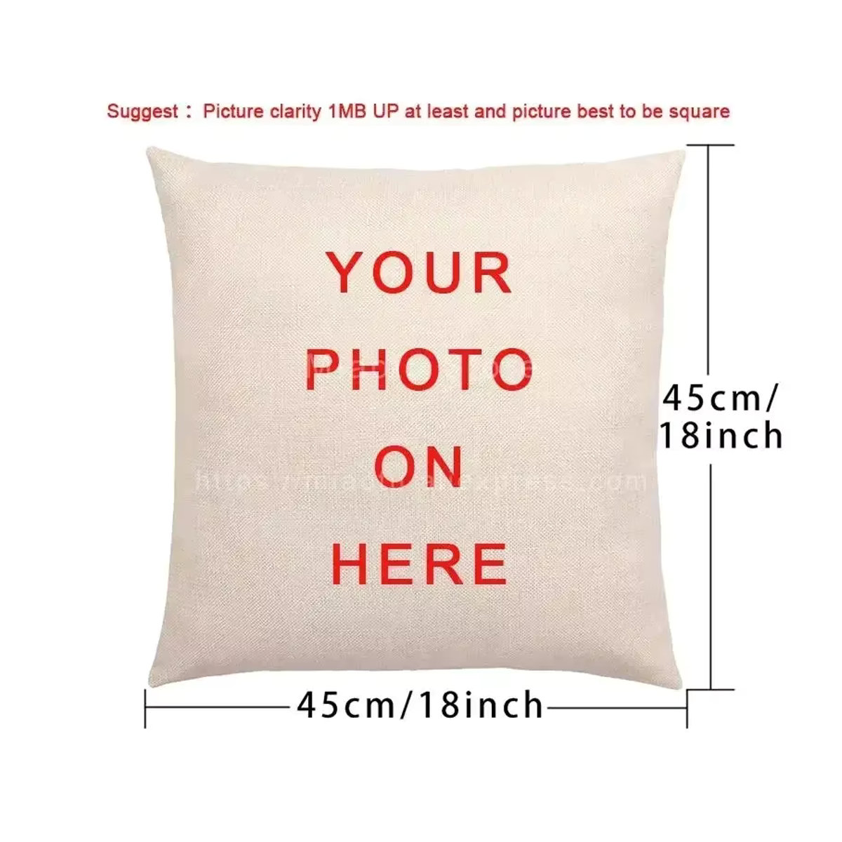 Personalisierte Kissenbezüge von MIAOTU in Mehrfarbig für Haustiere, Baby oder Familie zur individuellen Gestaltung für dein Sofa - Bild 2