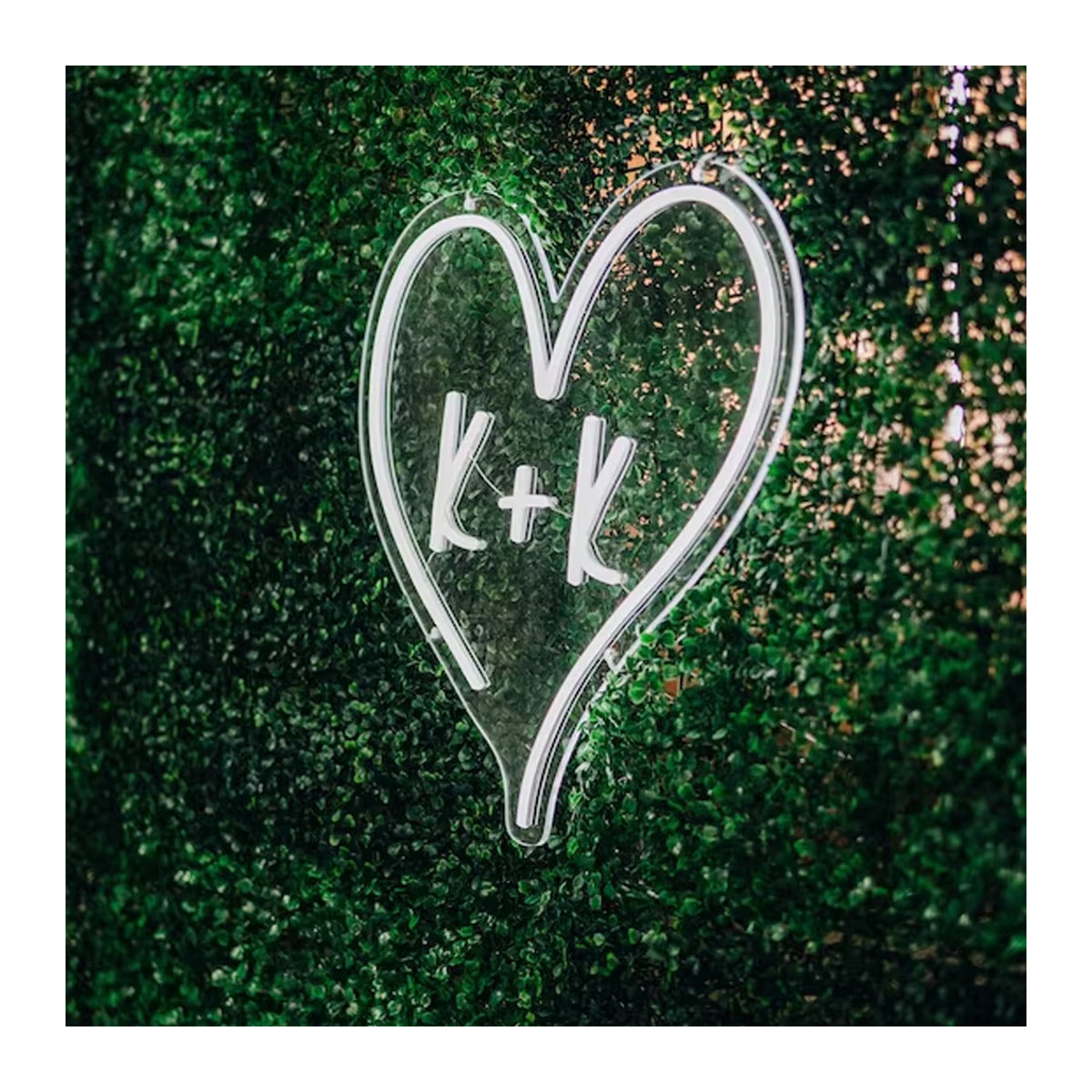 Personalisierte LED-Leuchtreklame von inneonlife, dimmbar, bunt, anpassbares LED-Lichtschild zur Wanddekoration für Schlafzimmer, Hochzeiten oder Geburtstage - Bild 4