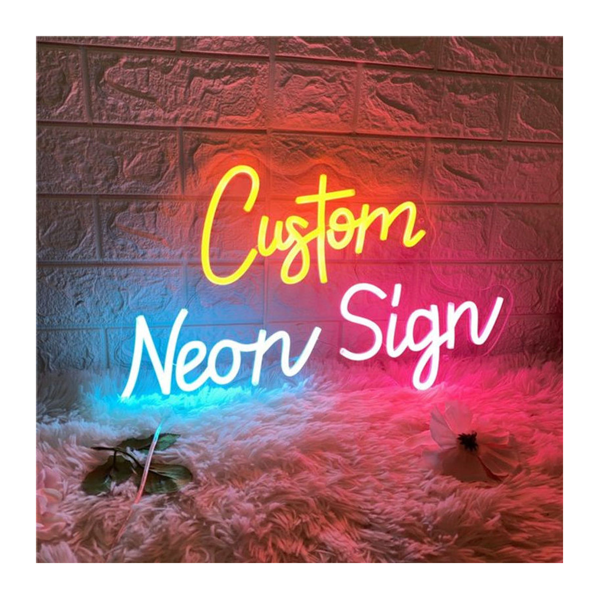 Personalisierte LED Neon Lampe ZHAOPAILAO NEON mit Namen für Kinderzimmer und Schlafzimmer Wanddekoration in Bunt - Bild 1