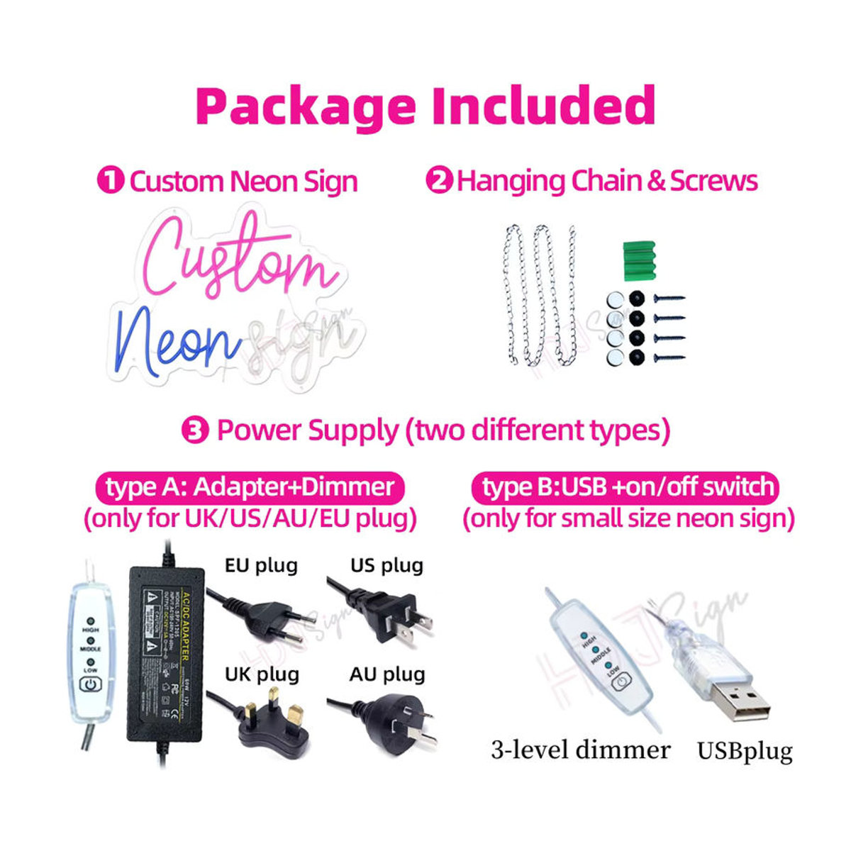 Personalisierte LED Neon Lampe ZHAOPAILAO NEON mit Namen für Kinderzimmer und Schlafzimmer Wanddekoration in Bunt - Bild 4