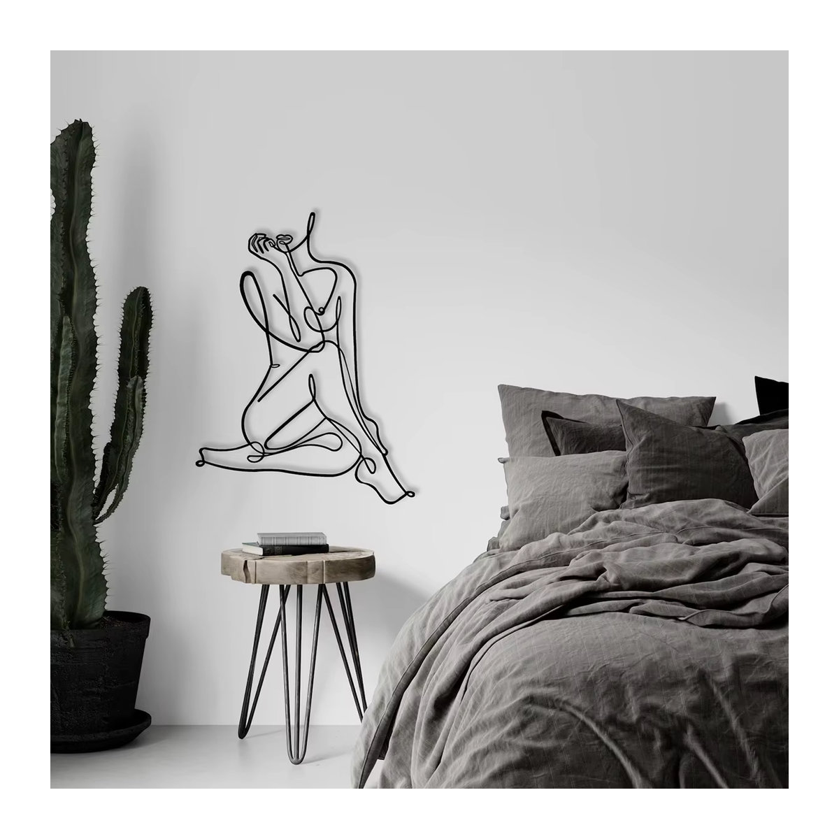 Personalisierte Metallkunst Wanddekoration Mädchen für Wohnzimmer und Arbeitszimmer - Bild 2
