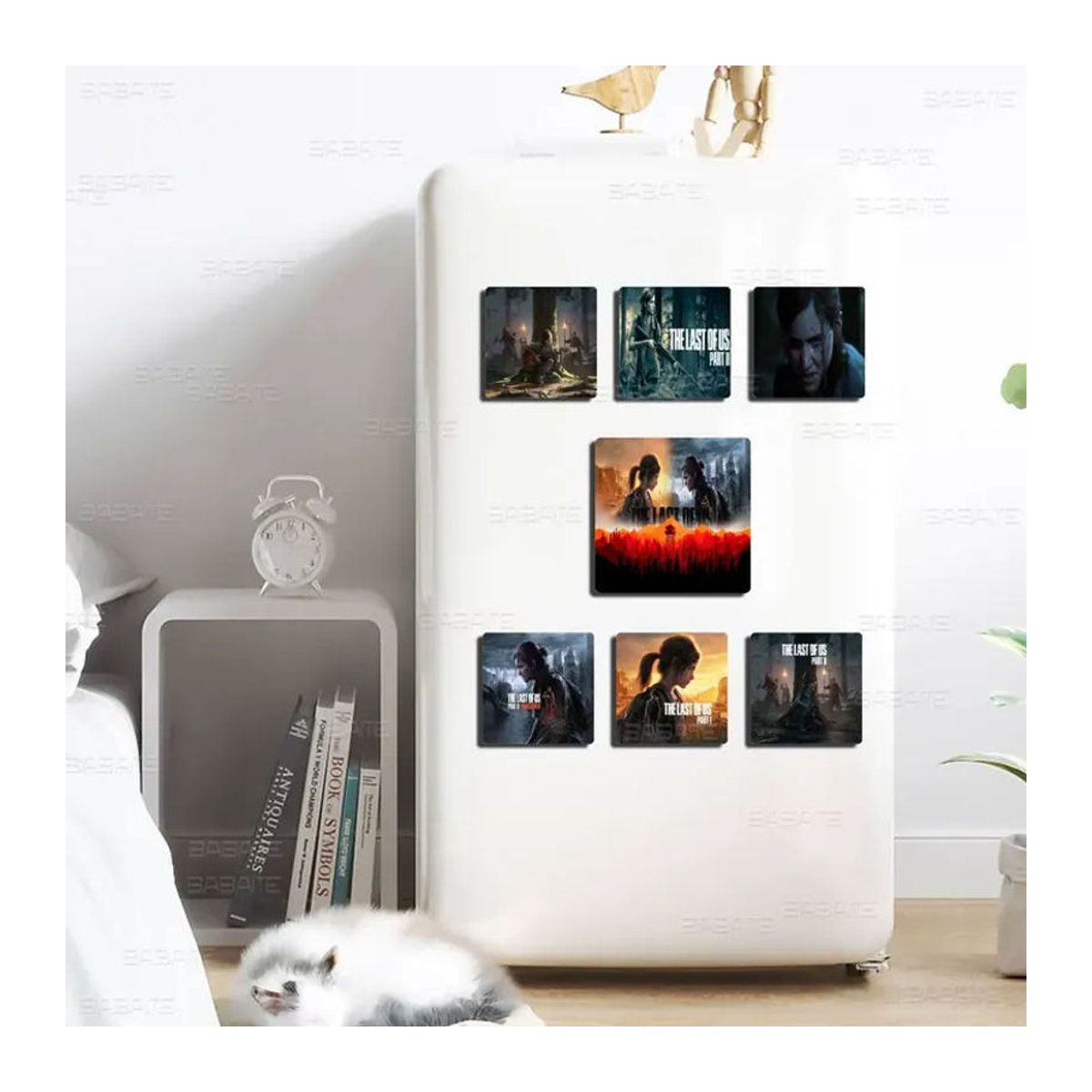 Personalisierter Kühlschrankmagnet The Last of Us Foto Dekoration mehrfarbig quadratisch - Bild 4