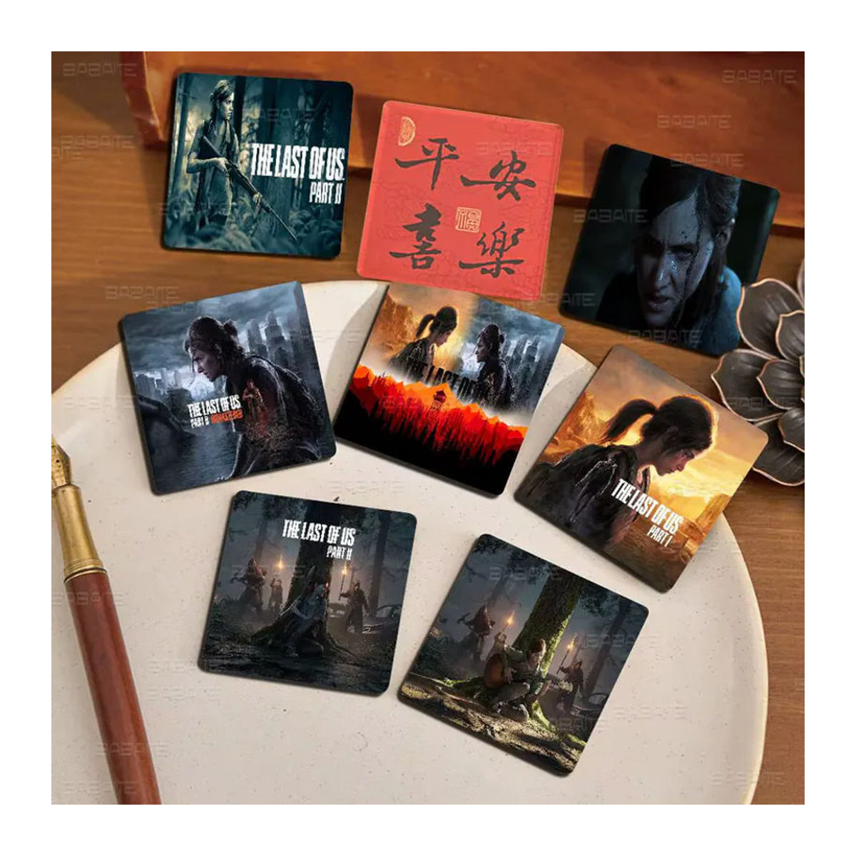 Personalisierter Kühlschrankmagnet The Last of Us Foto Dekoration mehrfarbig quadratisch - Bild 5
