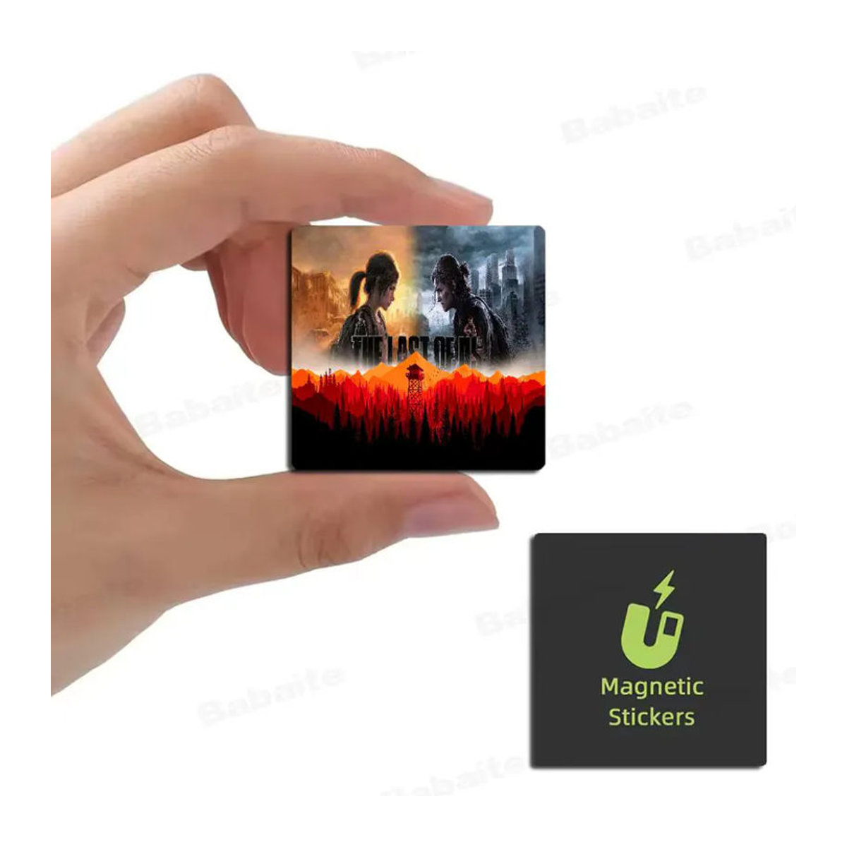 Personalisierter Kühlschrankmagnet The Last of Us Foto Dekoration mehrfarbig quadratisch - Bild 6