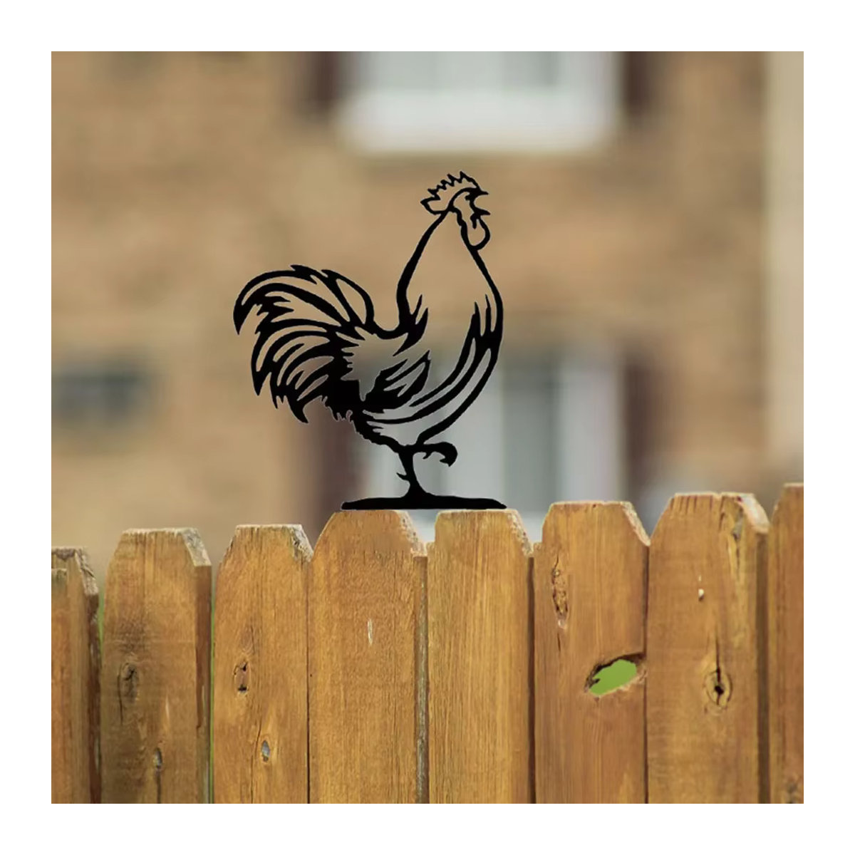 Personalisierter Mailbox Topper Hahn aus Eisen für deine Haus- und Gartendekoration - Bild 4