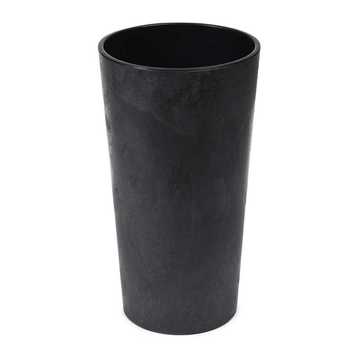 Pflanzgefäß Urbanika aus Beton in Schwarz, Höhe: 46 cm, Breite: 25 cm, Tiefe: 25 cm - Bild 1