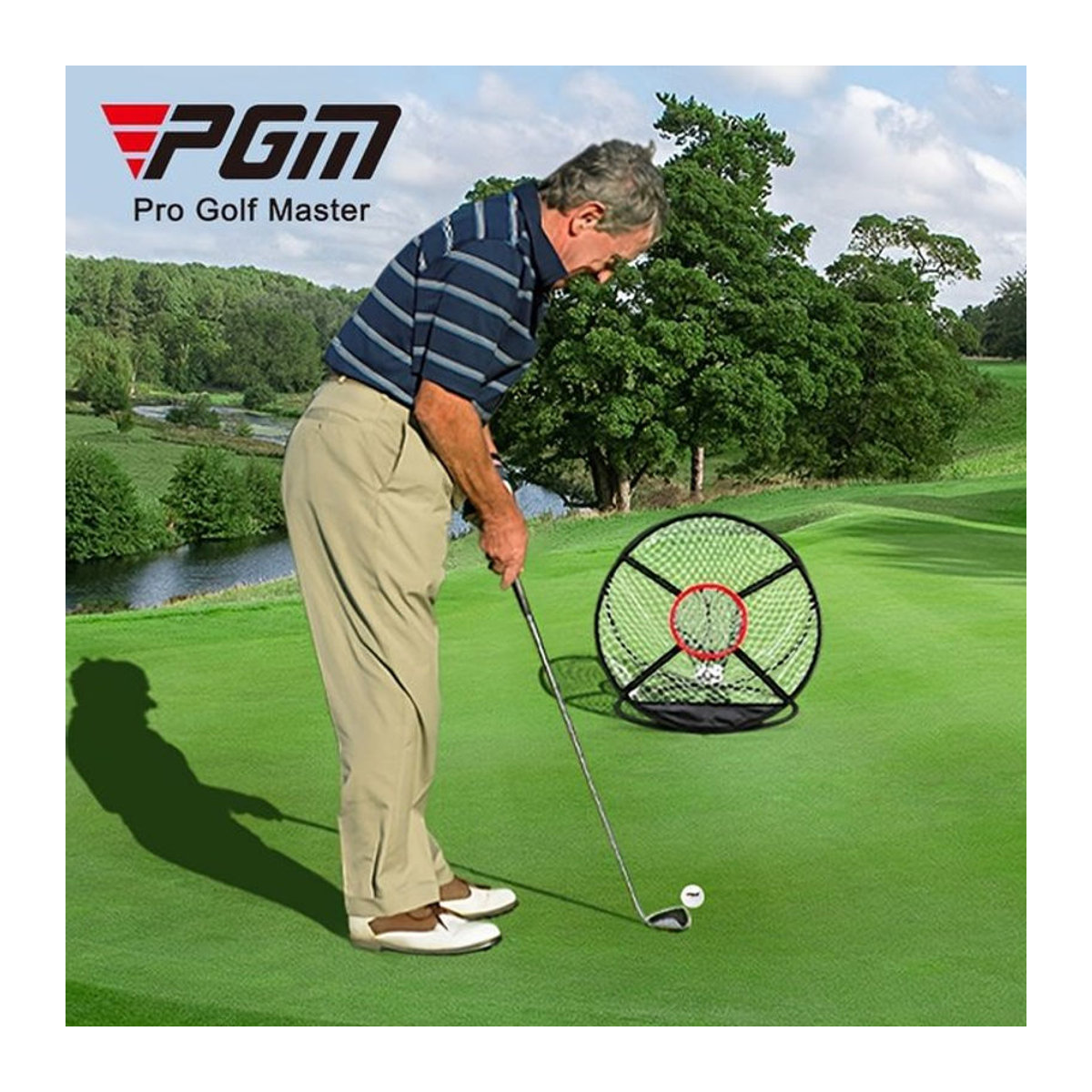 Pgm Golf Chipping Netz Pop Up Trainingsnetz für Golfübungen - Bild 1