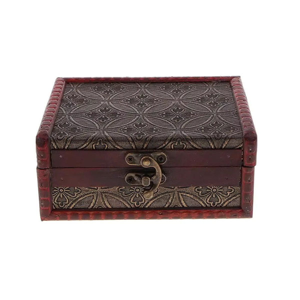 Phenovo Vintage Schmuckbox aus Holz in Braun als dekorativer Organizer für Schmuck und Kosmetik - Bild 6