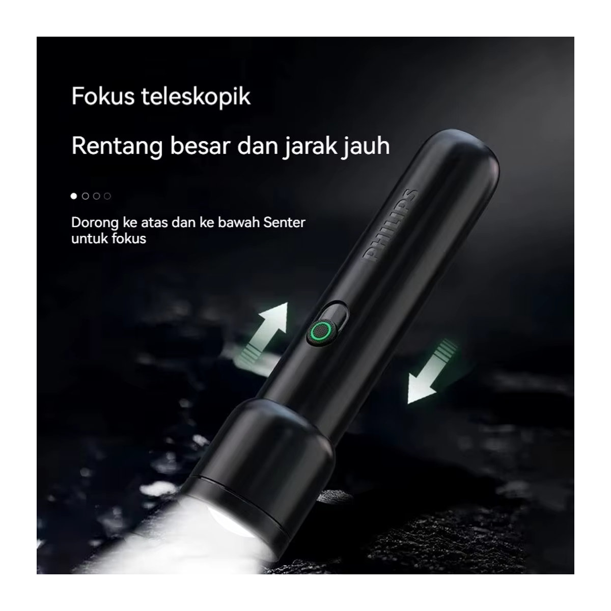 Philips Sfl 1123 Edc wiederaufladbare LED-Taschenlampe für Camping und Wandern - Bild 3