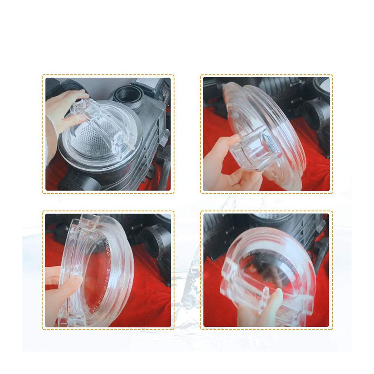 PHYUN-autoparts Gewinde-Deckel mit O-Ring für Poolpumpen der Super II SP3000 und SP3000x Serie - Bild 2