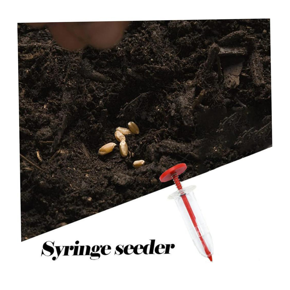 PHYUN-autoparts Mini-Saatgutspender für Karotten-, Salat-, Gras- und Spinatsamen, 4 Stück - Bild 2