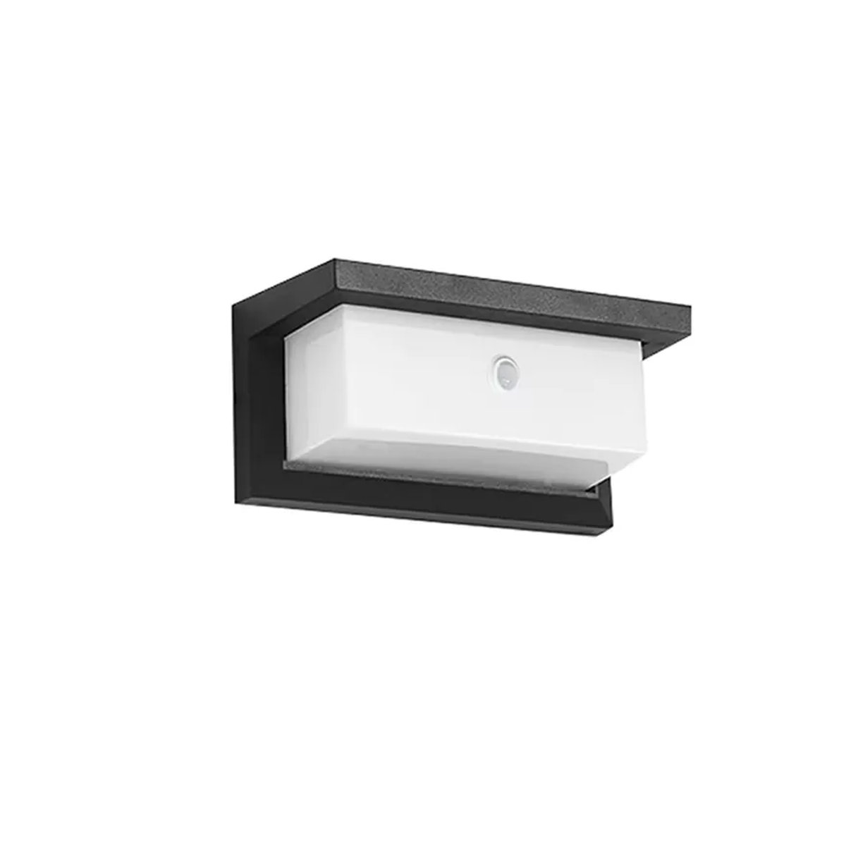 PIBAOGU 2er-Set LED-Wandleuchten mit PIR-Bewegungssensor, wasserdichte Außenlampen IP66 in Schwarz, modern für Garten, Veranda und Balkon - Bild 7