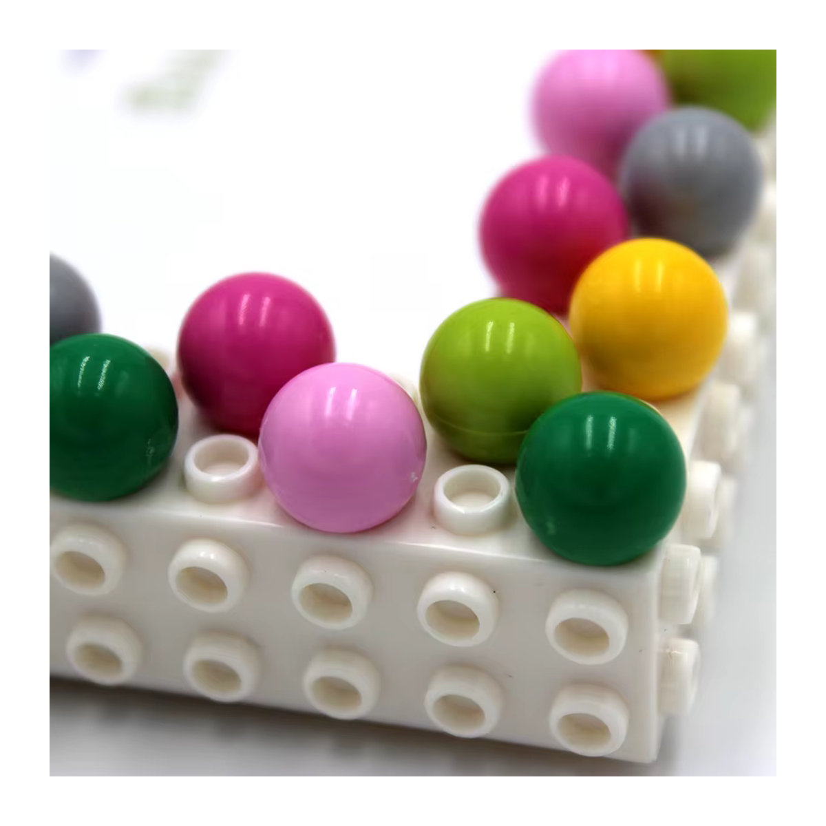 Pinliving Candy House DIY Fotorahmen-Set aus Kunststoff, mehrfarbig, rechteckig und stehend - Bild 5