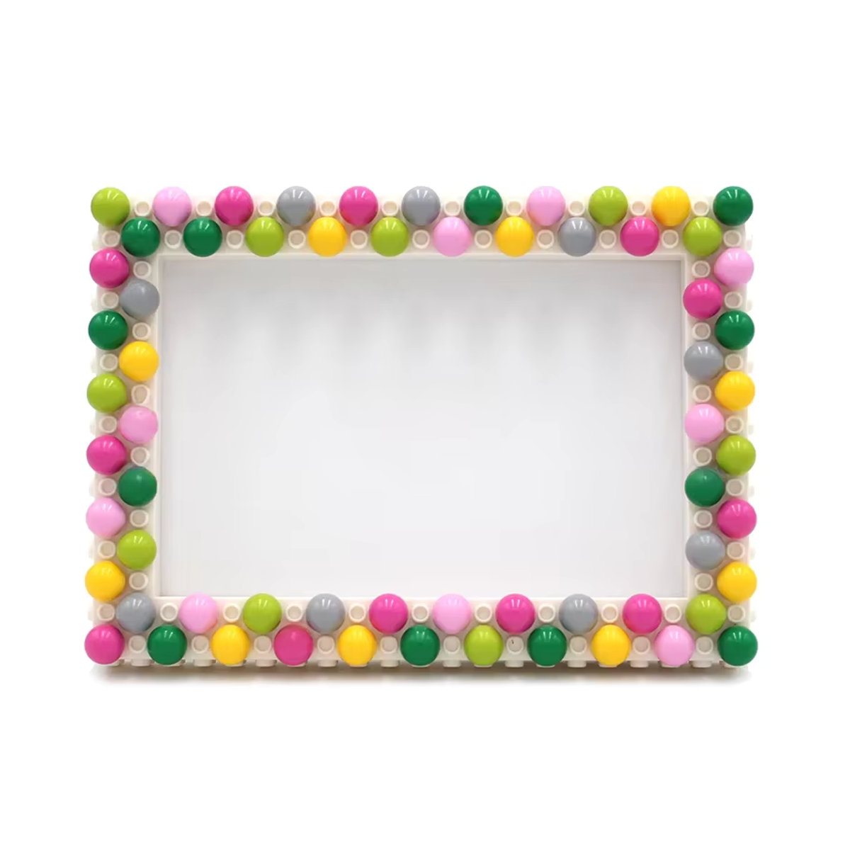 Pinliving Candy House DIY Fotorahmen-Set aus Kunststoff, mehrfarbig, rechteckig und stehend - Bild 7