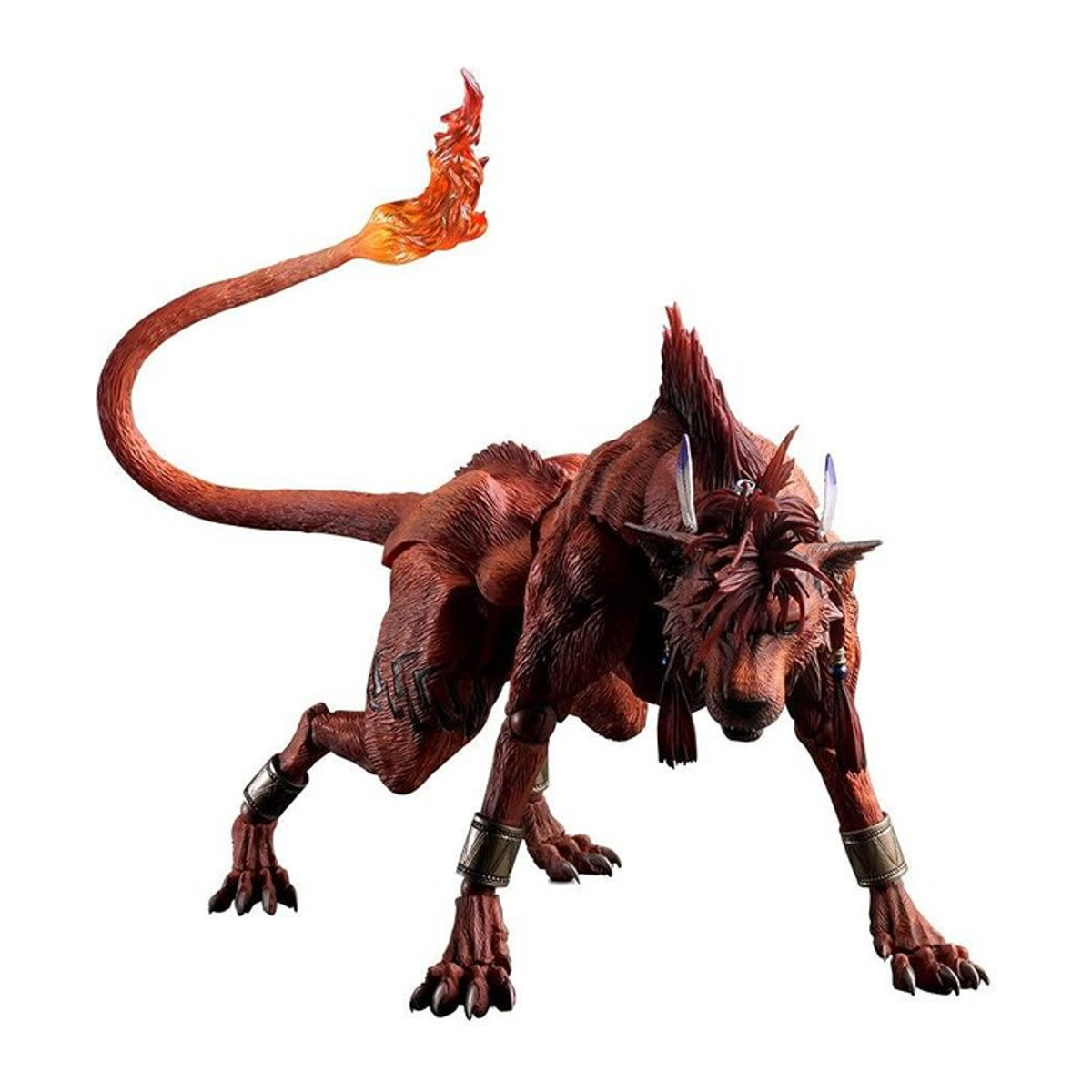 Play Arts Kai Red XIII Figur aus Final Fantasy VII Remake von Square Enix, orange, PVC - Bild 1